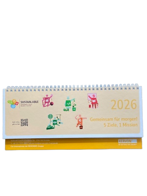 Tischquerkalender (10 Stk.)