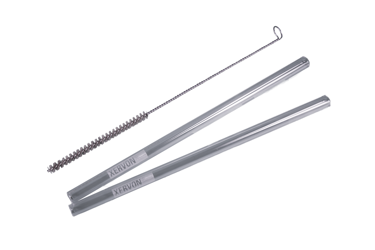 Trinkhalme aus Glas (1 Stk.)